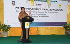 100 Persen Desa di Natuna Telah Dialiri Listrik