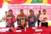 Polres Kepulauan Anambas menggelar Konfrensi pers ungkap tiga kasus