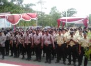 Satuan Pengamanan Kota Batam Ikuti Rangkaian Acara HUT Ke 42 di Mapolresta Barelang
