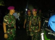 Bantu Pihak Kepolisian, Yonmarhanlan IV Tanjungpinang Gelar Pengamanan Malam Tahun Baru