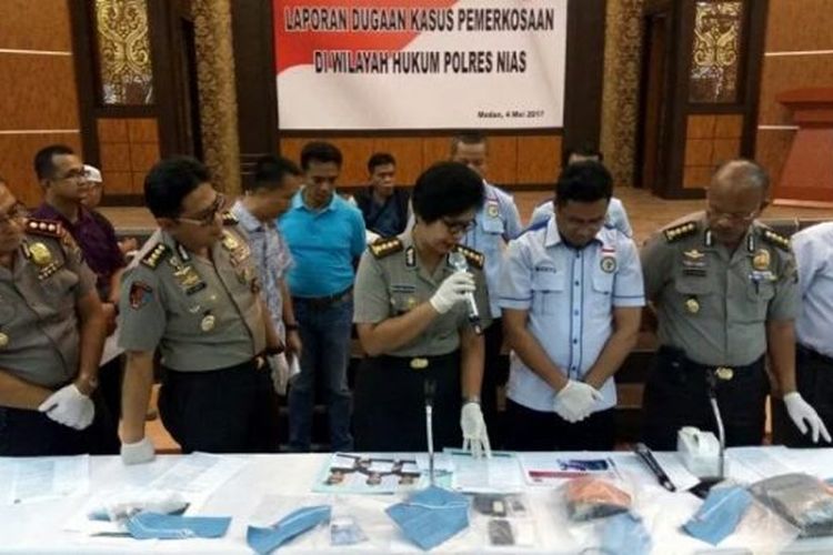 Kepala Bidang Humas Polda Sumut Kombes Rina Sari Ginting saat konferensi pers (dok.ist)
