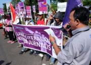 Hari Kebebasan Pers Dunia, AJI TanjungpinangGelar Aksi Damai