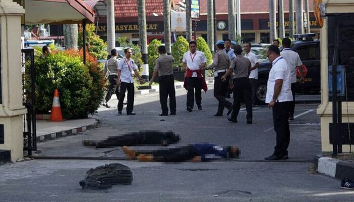 Mencekam!!, Polda Riau Diserang Teroris, Satu Polisi Gugur. Berikut Fakta-faktanya