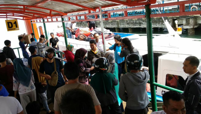 H-1 Idul Fitri, Pemudik di Pelabuhan SBP Tanjungpinang Meningkat Hampir 100 Persen