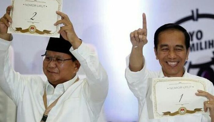 PILPRES 2019. Jokowi-Ma’ruf Nomor 1, Prabowo-Sandi Nomor 2