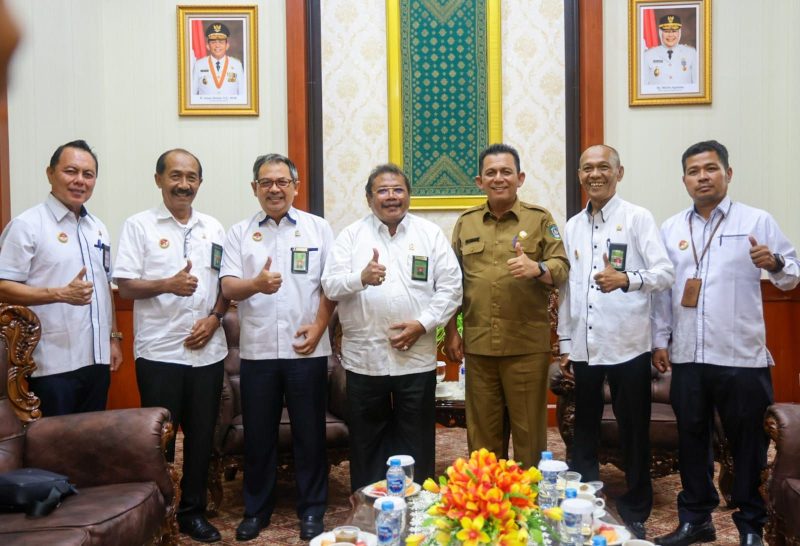Pertemuan Gubernur Kepri Ansar Ahmad dengan jajaran Pengadilan Tinggi dan Pengadilan Tinggi Agama Kepri