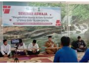 Ketua PCNU Tanjungpinang Dr KH Juramadi Esram Buka Seminar Aswaja yang Digelar LTNU