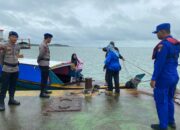 Sat Polairud Polresta Tanjungpinang Berikan Imbauan Penambang Boat Pancung Antisipasi Cuaca Buruk