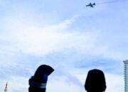 Atraksi Pesawat Tempur AU Meriahkan Upacara Hari Jadi Batam