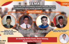 Diskusi Publik Peluang dan Tantangan Potensi Minyak dan Gas Akan Digelar di Anambas