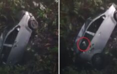 Evakuasi Mobil Masuk Jurang Tangan Pucat di Jendela Bikin Syok