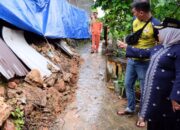 Walikota Tanjungpinang Rahma Turun Langsung Meninjau Satu Per Satu Lokasi Kejadian Bencana Alam