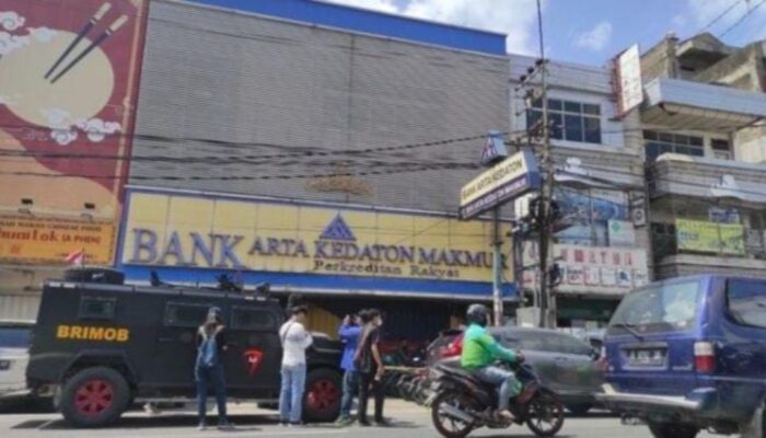 Berikut Kronologis Perampokan Bersenjata di Bank Arta Kedaton Makmur  Kota Bandar Lampung