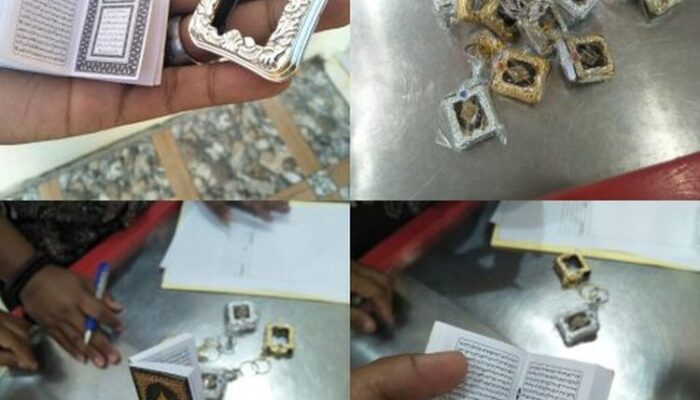 Tim Gabungan Pengawasan Perdagangan Temukan Puluhan Gantungan Kunci  Berbentuk Al Qur’an Mini Di Swalayan Tanjung Uban Bintan