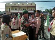 Koramil 03/Binut Kukuhkan 55 Anggota Pramuka Saka Wira Kartika di Bintan