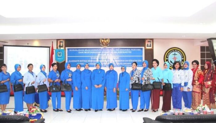 Ketua Ranting C Cabang 1 Korcab Pasmar-2 Ikuti Sosialisasi Munas XIII Dharma Pertiwi dan Mupus IX Jalasenastri 2018