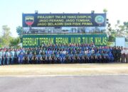 Prajurit Yonmarhanlan IV Ikuti Apel Gabungan TNI Se-Pulau Bintan di Makorem 033/ WP