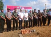 Resmikan Pembangunan Pos Babinsa Koramil 02 Bintim di Kalang Batang, Danrem 033/WP : Kita Harus Dukung Kawasan Bebas Perdagangan