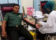Pasca Lakalantas di Jalan Nusantara, Korban Kritis Butuh Pasokan Darah. Babinsa Ramil 02/0315 Bintan Sigap Donorkan Darah