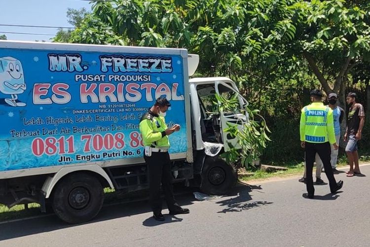 Unit Sat Lantas Polres Tanjungpinang tangani laka lantas tunggal