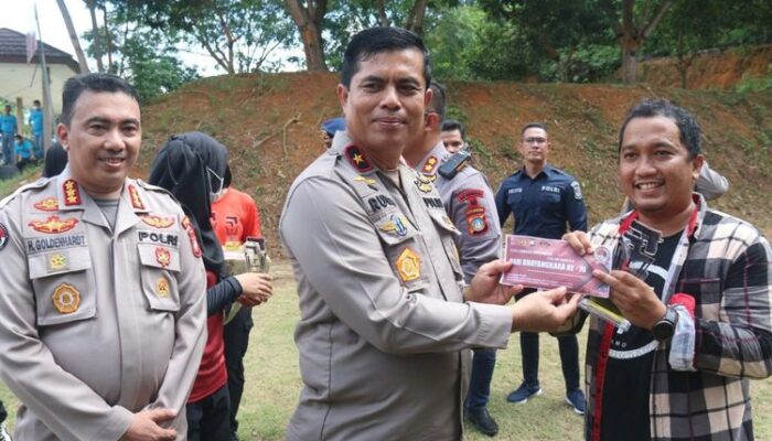 Polda Kepri Gelar Lomba Menembak TNI-POLRI dan Wartawan