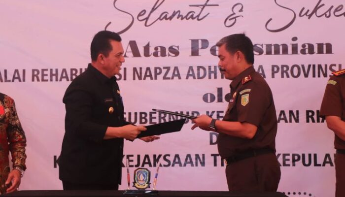 Kajati dan Gubernur Kepri Resmikan Balai Rehabilitasi Napza Adhyaksa