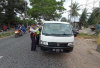 Kendaraan angkutan barang terjaring razia pengujian KIR