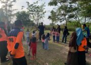 BPBD Tanjungpinang Lakukan Sosialisasi Kepada Pengunjung Taman Bermain
