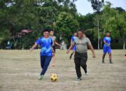 Komandan Korem 033 WP Olahraga Bersama TNI – Polri dan FKPD Provinsi Kepri Guna Saling Silaturahmi