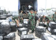 Korem 033/WP Telah Siapkan Bantuan Paket Sembako Bagi Korban Tanah Longsor di Pulau Serasan