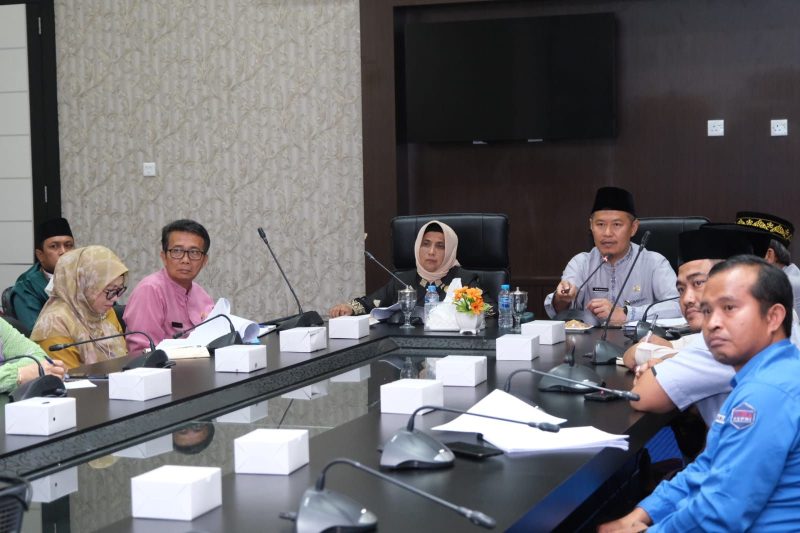 sosialisasi aturan proses penyerahan aset prasarana dan sarana utilitas (PSU) perumahan di Kantor Walikota Tanjungpinang Kamis (17/3/2023) beberapa waktu lalu