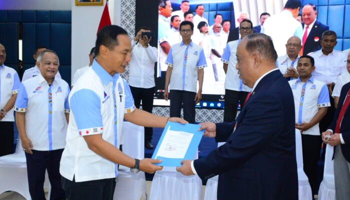 Laksda TNI Erwin S Aldedharma Dikukuhkan Sebagai Ketua Umum PB Porlasi Periode 2023-2027 Oleh KONI Pusat