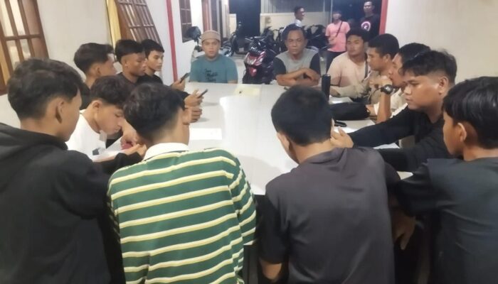 Polsek Bintan Utara berikan Pembinaan Kepada Remaja Yang Viral di Medsos Karena Perang Sarung
