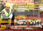 Pembangunan Pos Pengamanan Terpadu Simpang DAM Kota Batam, Kombes Pol Nugroho Tri: Semoga Kampung Aceh Aman