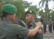 20 Personel Prajurit Kodim 0315 Tanjungpinang Naik Pangkat, Dandim Pimpin Korps Raport Kenaikan Pangkat