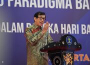 Menjadi Keynote Speaker Simposium Nasional Pemasyarakatan, Yasonna H Laoly Terangkan Paradigma Hukum