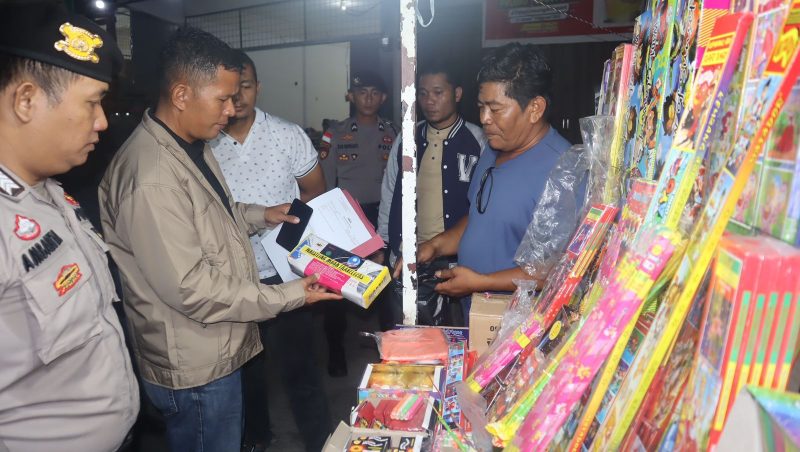 Polres Bintan saat melakukan Kegiatan Rutin Yang Ditingkatkan menjelang lebaran Idulfitri mendatang