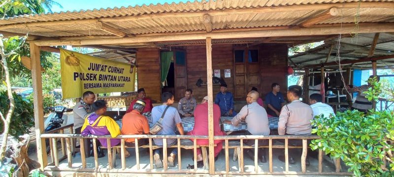 Jumat curhat Polres Bintan bersama masyarakat usai lebaran Idulfitri 1444 H