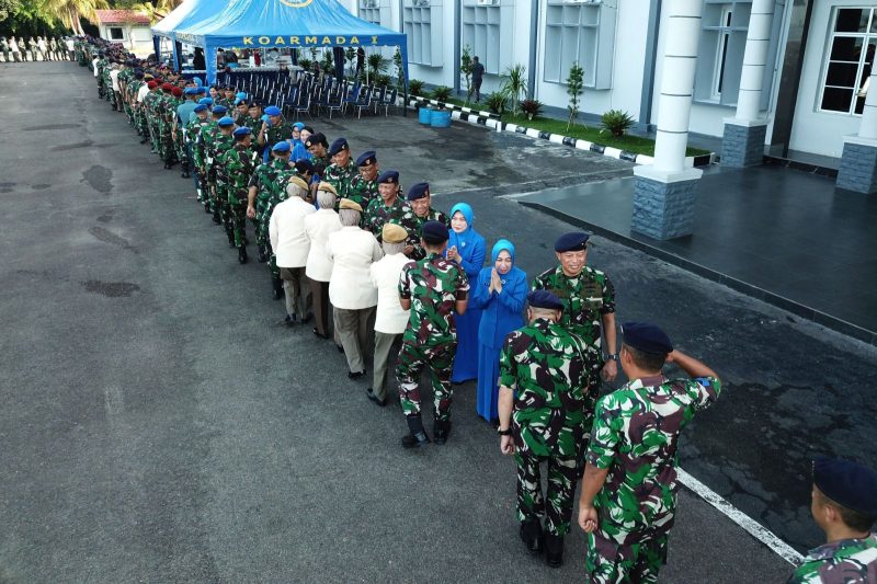 Halal bihalal keluarga besar Koarmada I di Mako Armada I Tanjungpinang