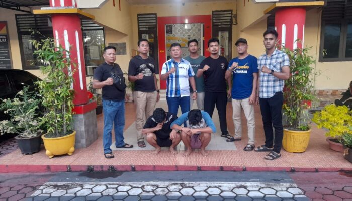 Unit Reskrim Polsek Tanjungpinang Timur Ringkus Dua Pelaku Pencurian Alat Fitness, Berikut Kronologisnya