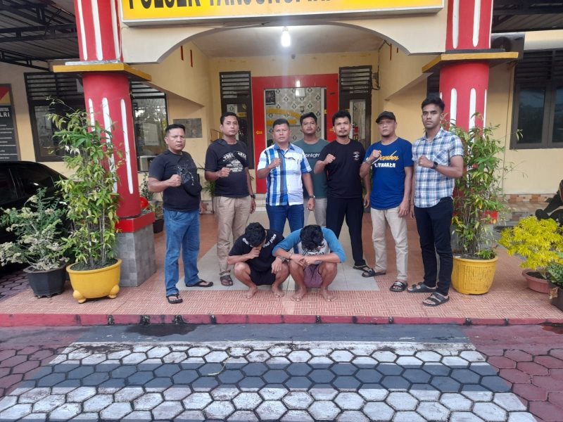 Unit Reskrim Polsek Tanjungpinang Timur meringkus dua orang pelaku pencurian