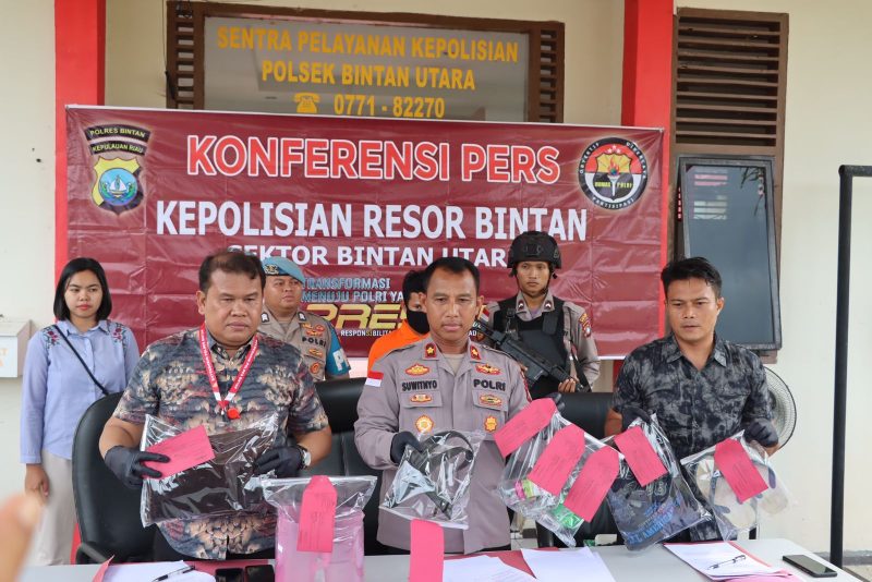 Kapolsek Bintan Utara Mengungkap kasus penganiayaan di sebuah Cafe Tanjung Uban Selatan