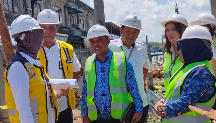 Anggota DPR RI Cen Sui Lan Bersama Walikota Tanjungpinang Tinjau Progres Pembangunan Pasar Baru Tanjungpinang