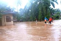 Banjir rob yang terjadi di wilayah Pesisir Selatan Sumatera Barat beberapa waktu lalu