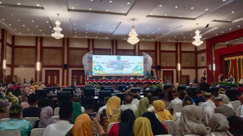 Rapat Paripurna DPRD Provinsi Kepri sempena HUT Ke 21 Provinsi Kepri