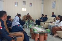 Pertemuan Pj Walikota Tanjungpinang Hasan bersama BP2MI di Ruang VIP Pelabuhan Sri Bintan Pura Tanjungpinang