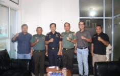 Kunjungan Koordinasi Kodim 0315 Tanjungpinang dengan Bea Cukai Tanjungpinang, Kamis (28/12/2023)