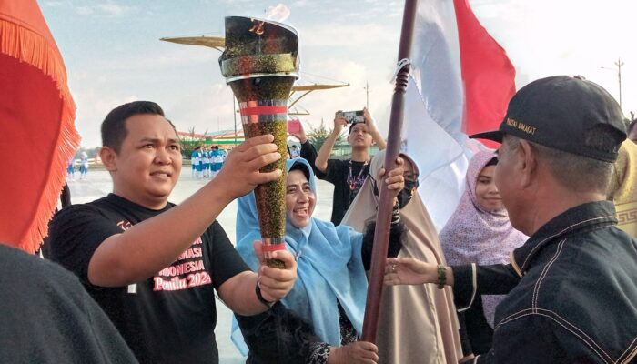 Ikuti Parade Obor Demokrasi Indonesia 2024, Rahma Mengajak Partai Politik dan Masyarakat Jaga Kondusifitas