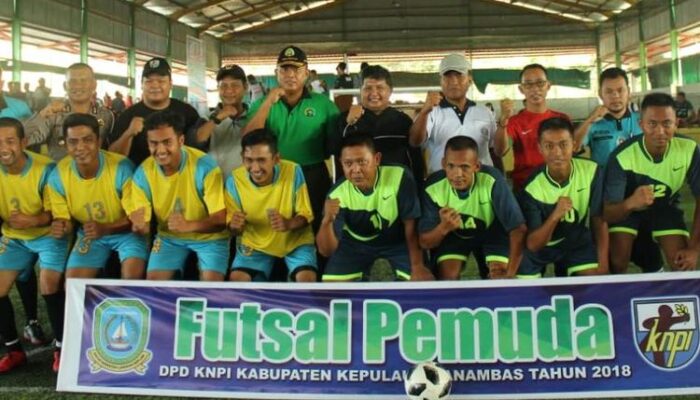 Turnamen Futsal Pemuda KNPI Cup Dibuka, Wan Zuhendra: KNPI Membangun Semangat Kepemudaan Melalui Olahraga