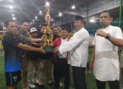 Malam Penutupan Kompetesi Futsal Pemuda KNPI Cup II 2019, Tim Bappeda Juara I